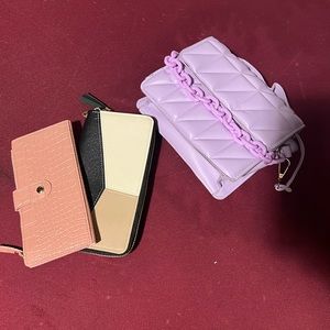 Wallets and bag everything together from shein